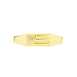 Discount Histoire d'Or Chevaliere Or Jaune Diomedes Diamant