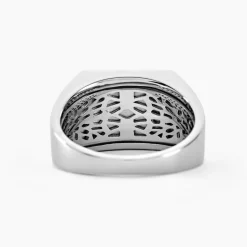 New Histoire d'Or Chevalière Argent Blanc Christoffer Email