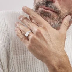 Online Histoire d'Or Chevalière Argent Blanc Charites