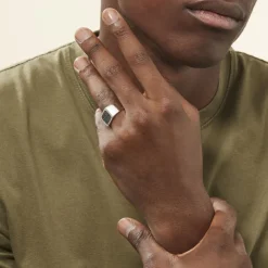 Histoire d'Or Chevalière Argent Otylia Oxydes De Zirconium* Bagues|Chevalières