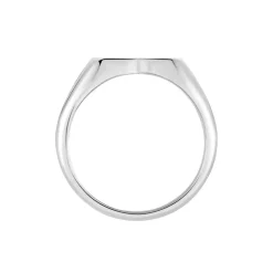 Histoire d'Or Chevalière Barbara Argent Blanc* Bijoux Personnalisés|Bagues