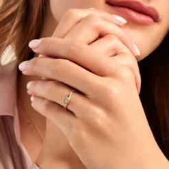 Histoire d'Or Chevalière Chauncey Or Jaune Oxyde De Zirconium* Bagues|Chevalières