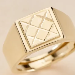 Histoire d'Or Chevalière Chus Or Jaune* Bagues|Bagues Sans Pierre