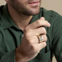 Histoire d'Or Chevalière Chus Or Jaune* Bagues|Bagues Sans Pierre