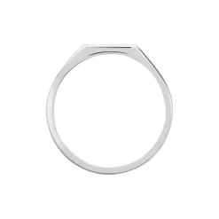 Hot Histoire d'Or Chevalière Cillian argent blanc