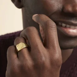 Histoire d'Or Chevalière Daniel* Bijoux Personnalisés|Bagues