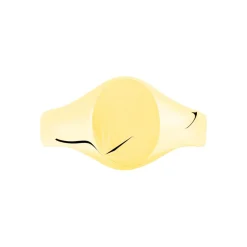 Histoire d'Or Chevalière Deimos Ovale Diamantee Soleil Or Jaune* Bijoux Personnalisés|Bagues