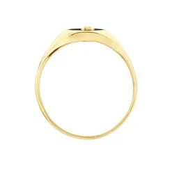 Histoire d'Or Chevalière Giles Or Jaune Onyx Diamant* Bagues|Chevalières