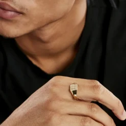 Sale Histoire d'Or Chevalière Henry Plaque Or Jaune plaqué or jaune