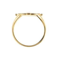 Histoire d'Or Chevalière Jet Plaqué Or Jaune* Bagues|Bagues Sans Pierre