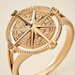 Histoire d'Or Chevalière Jet Plaqué Or Jaune* Bagues|Bagues Sans Pierre