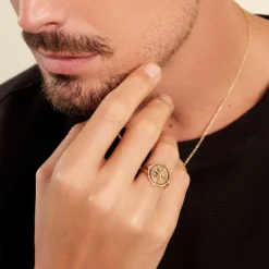 Histoire d'Or Chevalière Jet Plaqué Or Jaune* Bagues|Bagues Sans Pierre