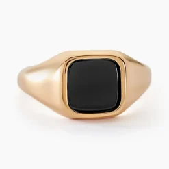 Best Histoire d'Or Chevalière Kauai Plaqué Or Jaune Pierre De Synthese