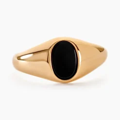 Online Histoire d'Or Chevalière Kauai Plaqué Or Jaune Pierre De Synthese