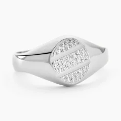 Histoire d'Or Chevalière Kety Argent Blanc* Bagues|Bagues Sans Pierre