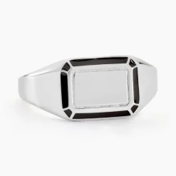 Histoire d'Or Chevalière Manny Argent Blanc* Bagues|Bagues Sans Pierre