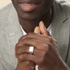 Online Histoire d'Or Chevalière Matthieu Argent Blanc