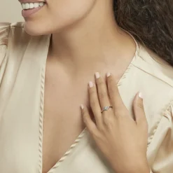 Histoire d'Or Chevalière Narva Argent Blanc* Bagues|Bagues Sans Pierre