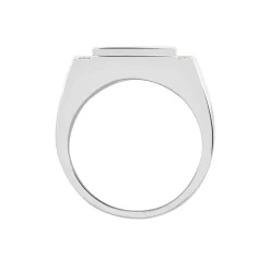 Histoire d'Or Chevalière Owena Argent Blanc Oxyde De Zirconium* Bagues|Chevalières