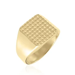 Online Histoire d'Or Chevalière Plaqué Or Corentin