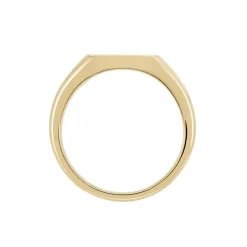 Outlet Histoire d'Or Chevalière Plaqué Or Jaune Nelson Email Noir