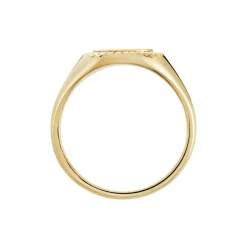 New Histoire d'Or Chevalière Plaqué Or Jaune Louie