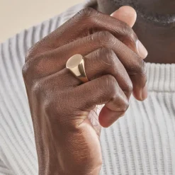 Histoire d'Or Chevalière Plaqué Or Jaune Aureliano* Bagues|Bagues Sans Pierre