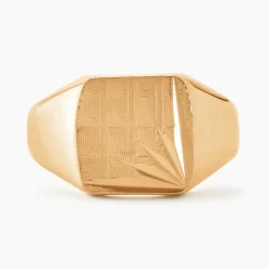 Sale Histoire d'Or Chevalière Rafael Plaqué Or Jaune