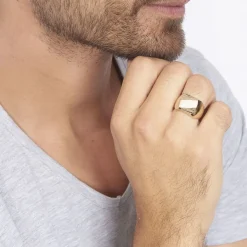 Histoire d'Or Chevalière Zoey Plaqué Or Jaune* Bijoux Personnalisés|Bagues