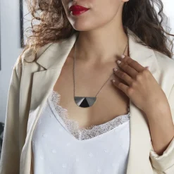 Histoire d'Or Collier Acier Blanc Sunshine* Colliers|Sautoirs