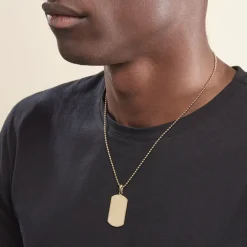 Histoire d'Or Collier Acier Doré Lorant* Colliers|Colliers