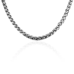 Online Histoire d'Or Collier Acier Gris Vasio