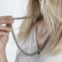 Online Histoire d'Or Collier Acier Gris Vasio