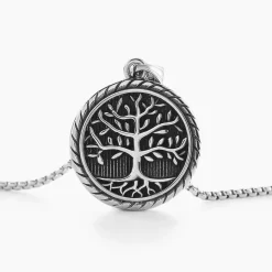 Histoire d'Or Collier Acier Vieillit Ron* Colliers|Colliers