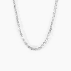 New Histoire d'Or Collier Adelaide Argent Blanc