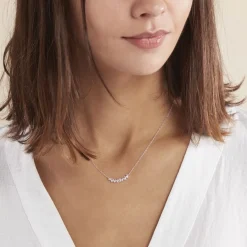 Outlet Histoire d'Or Collier Adonia Argent Blanc Oxyde De Zirconium