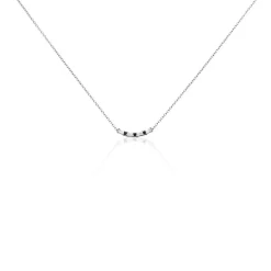 Sale Histoire d'Or Collier Adriana Argent Blanc Oxyde De Zirconium
