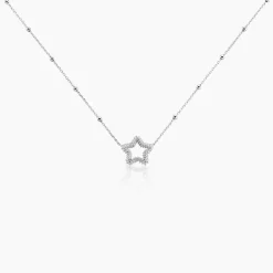 Histoire d'Or Collier Aella Argent Blanc* Colliers|Colliers Fantaisie