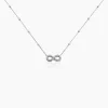 Histoire d'Or Collier Aella Argent Blanc
