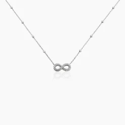 Histoire d'Or Collier Aella Argent Blanc
