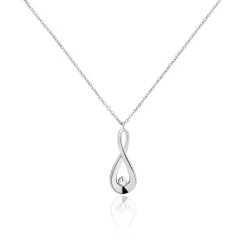 Histoire d'Or Collier Aelys Acier Blanc* Colliers|Colliers