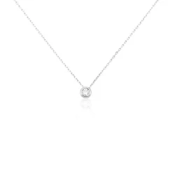 Discount Histoire d'Or Collier Agota Or Blanc Diamant