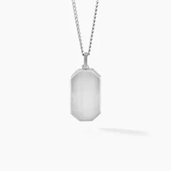 New Histoire d'Or Collier Alessio Acier Blanc