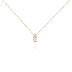 New Histoire d'Or Collier Alicea Or Rose Diamant