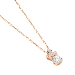 New Histoire d'Or Collier Alicea Or Rose Diamant