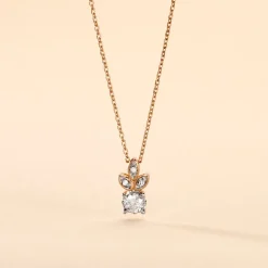 New Histoire d'Or Collier Alicea Or Rose Diamant