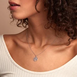 Histoire d'Or Collier Alive Argent Blanc Oxyde De Zirconium* Colliers|Colliers