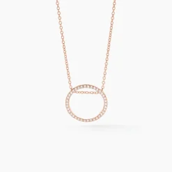 Histoire d'Or Collier Alysone Argent Rose Oxyde De Zirconium* Colliers|Colliers