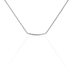 Histoire d'Or Collier Amadeo Maille Popcorn Acier Blanc* Colliers|Colliers