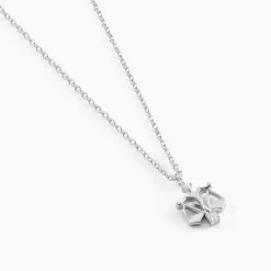 Histoire d'Or Collier Amalthee Argent Blanc Oxyde De Zirconium* Colliers|Colliers